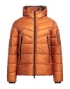 Homeward Clothes Man Down Jacket Rust Size S Nylon In Red