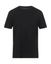 Homeward Clothes Man T-shirt Black Size Xxl Cotton In Black
