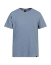 Homeward Clothes Man T-shirt Pastel Blue Size L Cotton
