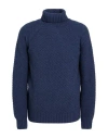 Homeward Clothes Man Turtleneck Navy Size Xl Lambswool, Nylon