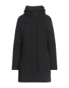Homeward Clothes Woman Coat Black Size M Polyester, Elastane