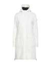 Homeward Clothes Woman Coat White Size L Polyester, Polyurethane In White