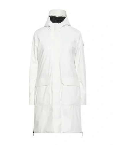 Homeward Clothes Woman Coat White Size L Polyester, Polyurethane