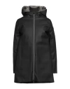 Homeward Clothes Woman Down Jacket Black Size L Polyester, Polyurethane In Black