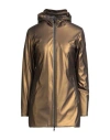 Homeward Clothes Woman Jacket Bronze Size S Polyester, Polyurethane In Brown