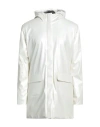 Homeward Clothes Woman Jacket White Size L Polyester, Polyurethane In White