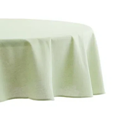 Homewear Bristol Round Tablecloth In Green