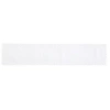 Homewear Bubble Round Table Runner In White