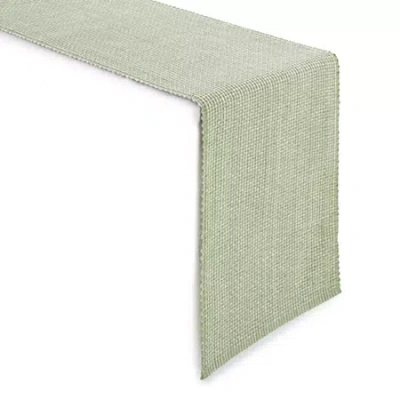 Homewear Homespun Table Runner In Green