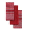 Homewear Hunter Stripe 3-pc. Kitchen Towel Set In Red