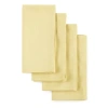 Homewear Mekia 4-pc. Napkins In Yellow
