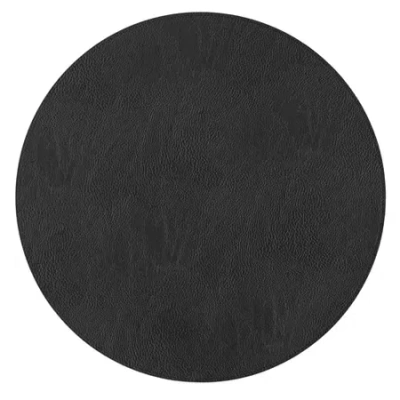 Homewear Morgan Faux Leather Placemat In Black