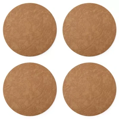 Homewear Morgan Faux Leather Placemat In Brown