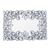 Homewear Olean Scroll Embroidered Placemat In White