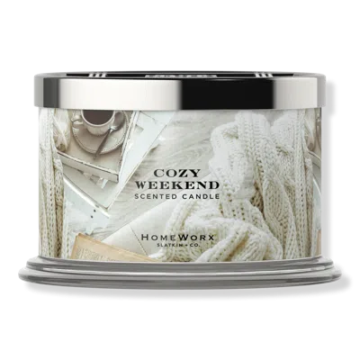Homeworx Cozy Weekend 4-wick Scented Candle In Multi