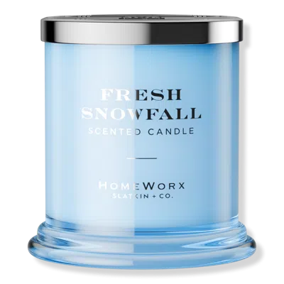 Homeworx Fresh Snowfall 1-wick Scented Candle In Multi
