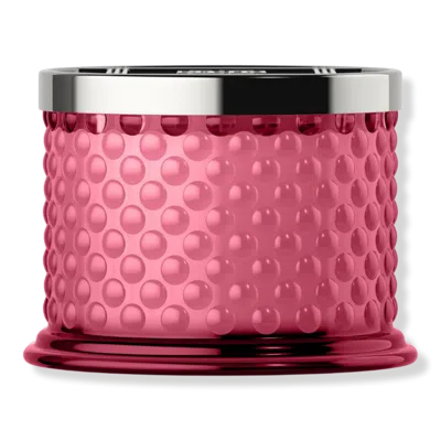 Homeworx Hibiscus Flower 3-wick Scented Candle In Pink