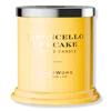 Homeworx Limoncello Cupcake 1-wick Scented Candle In Yellow
