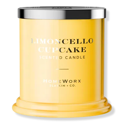 Homeworx Limoncello Cupcake 1-wick Scented Candle In Yellow