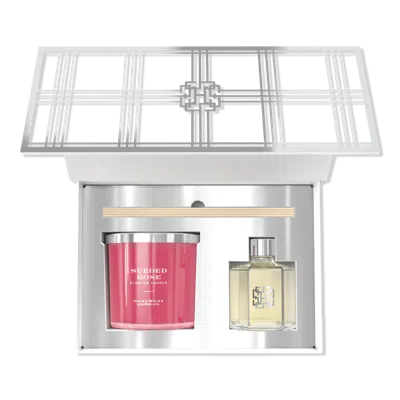 Homeworx Sueded Rose 14oz Candle And Reed Diffuser Gift Set In Multi