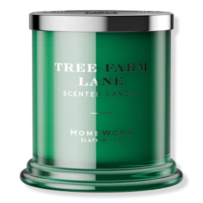 Homeworx Tree Farm Lane 1-wick Scented Candle In Green