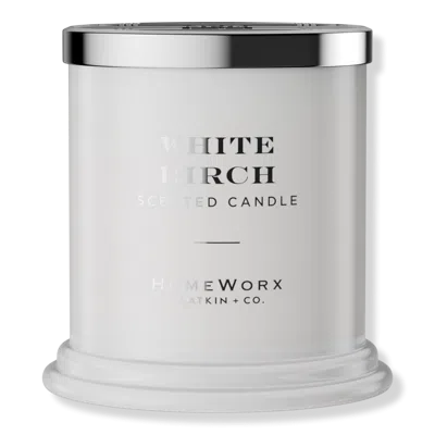 Homeworx White Birch 1-wick Scented Candle In Multi