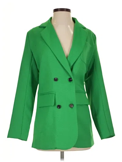 Homeyee Blazer Jacket In Green
