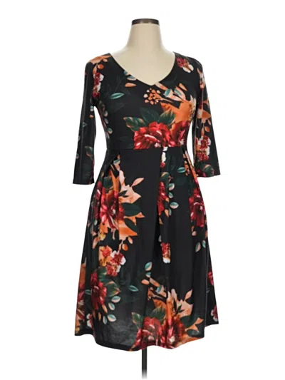 Pre-owned Homeyee Casual Dress In Black