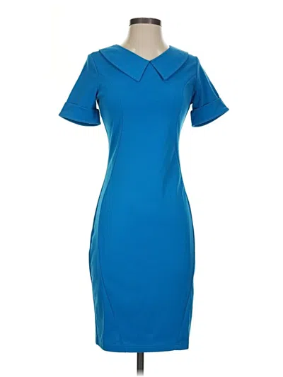 Pre-owned Homeyee Casual Dress In Blue