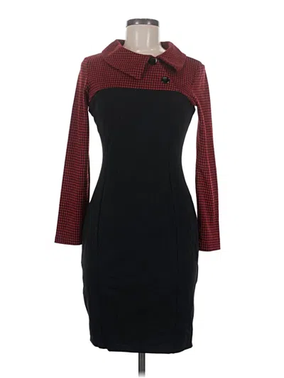 Pre-owned Homeyee Casual Dress In Burgundy