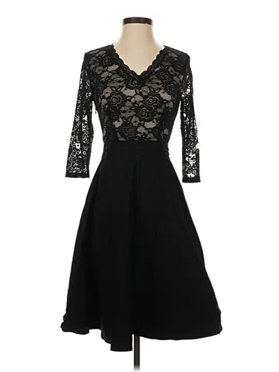 Pre-owned Homeyee Cocktail Dress In Black
