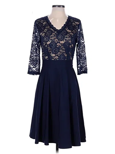 Homeyee Cocktail Dress In Blue