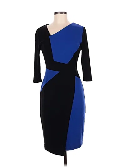 Pre-owned Homeyee Cocktail Dress In Blue