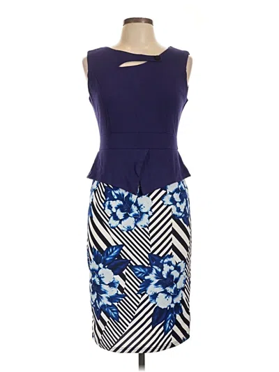 Pre-owned Homeyee Cocktail Dress In Blue