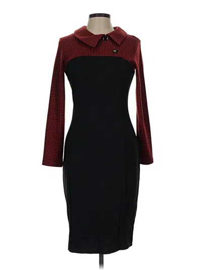 Pre-owned Homeyee Cocktail Dress In Burgundy