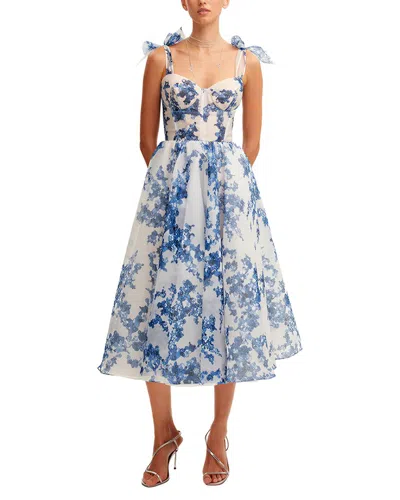 Homeyee Midi Dress In Blue