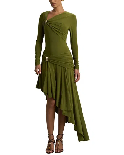 Homeyee Midi Dress In Green