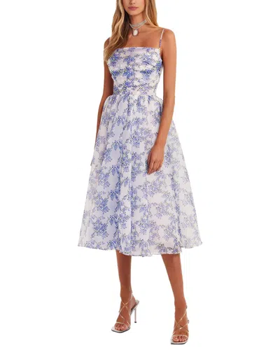 Homeyee Midi Dress In Purple