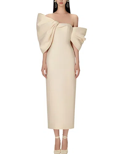 Homeyee Midi Dress In White