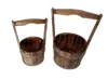 Homezia 10 X 10 Brown, Wood Garden Planter - 2 Piece