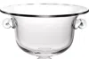 Homezia 11 Mouth Blown Crystal European Made Trophy Centerpiece Fruit Or Punch Bowl In Multi
