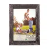 Homezia 11" X 17" Rustic Farmhouse Rustic Black Wood Frame