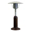 Homezia 11000 Btu Bronze Steel Propane Cylindrical Pole Tabletop Patio Heater