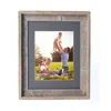 Homezia 11x14 Rustic Cinder Picture Frame With Plexiglass Holder