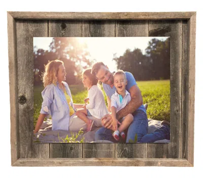 Homezia 11x14 Weathered Grey Picture Frame With Plexiglass Holder