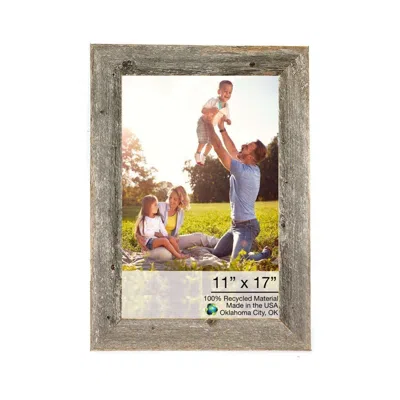 Homezia 11x17 Natural Weathered Grey Picture Frame In Gray