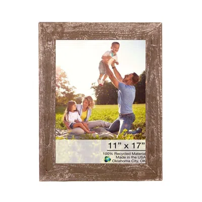 Homezia 11x17 Rustic Espresso Picture Frame