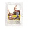 Homezia 11x17 Rustic White Washed Picture Frame With Plexiglass Holder