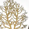 Homezia 12 Mouth Blown Gold Tree Of Life Vase