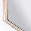 Homezia 12" Natural Novelty Framed Accent Mirror